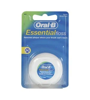 Oral-B Essential Floss voskana zobna nitka 50 m