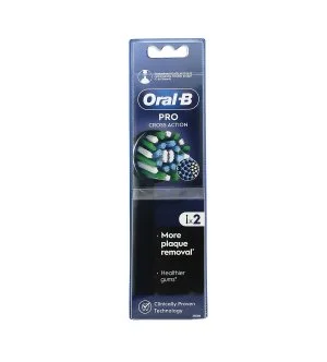 Oral-B Pro Cross Action nadomestne glave 2 kosa Black