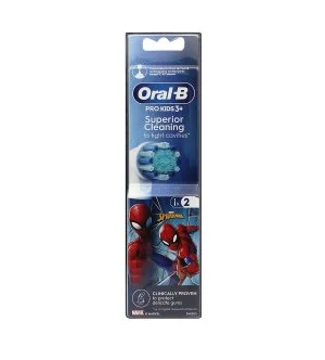 Oral-B Pro Kids 3+ Spiderman nadomestne glave 2 kosa