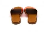 Perky Orange Croco Urban Sandal