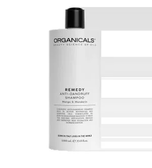 Organicals REMEDY šampon proti prhljaju Mango & Mandarin čistilni šampon proti prhljaju