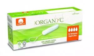 Organyc Tamponi Super Plus (16 kosov) - 100 % organski bombaž, 4 kapljice