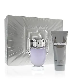 Paco Rabanne Invictus darilni set za moške toaletna voda 100 ml + gel za prhanje 100 ml