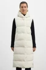 Ecoalf Pagetalf vest woman creamy white