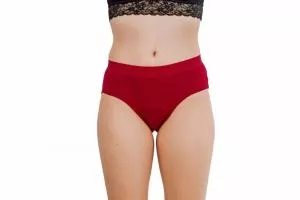 Pinke Welle Menstrualne spodnjice Bikini Red - Medium - 100 dni vracilo blaga in lahka menstruacija (L)