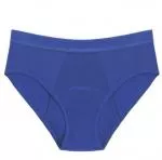 Pinke Welle Menstrualne spodnjice Bikini Blue - srednje modre - htr. in lahka menstruacija (L)