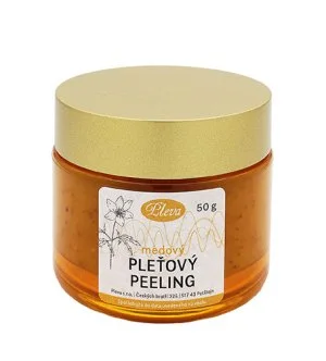 Pleva Skin Peeling With Honey medeni piling za obraz 50 g