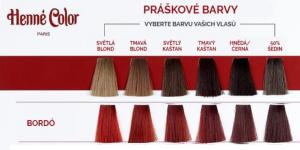 Barva za lase v prahu 100 g Bordeaux