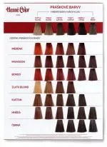 Henné Color Premium rastlinska barva za lase v prahu 100 g Kostanj