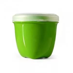 Preserve Škatlica za prigrizke (240 ml) - zelena - izdelana iz 100 % reciklirane plastike