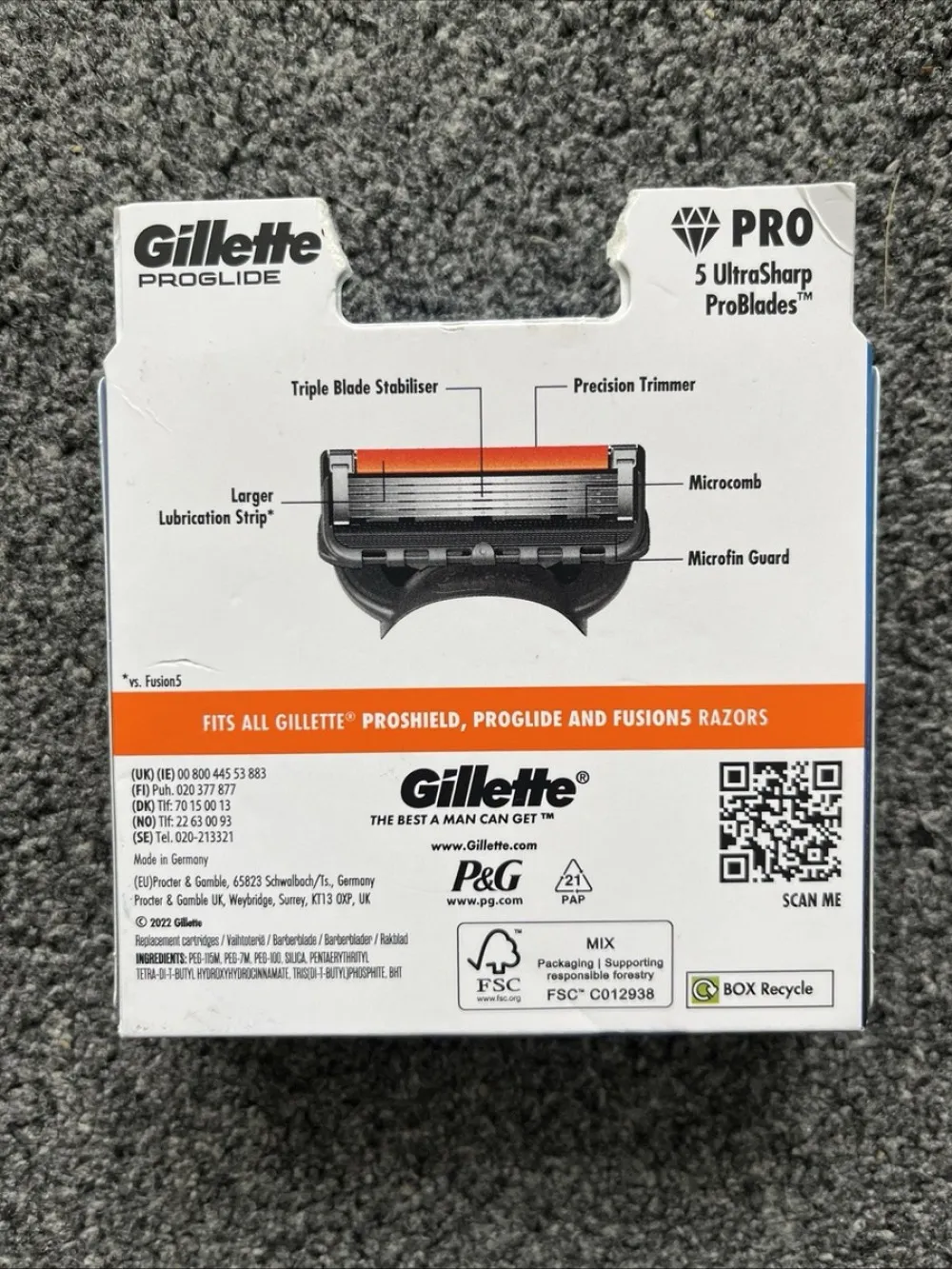 ProGlide nadomestne britvice 8 kosov za moške