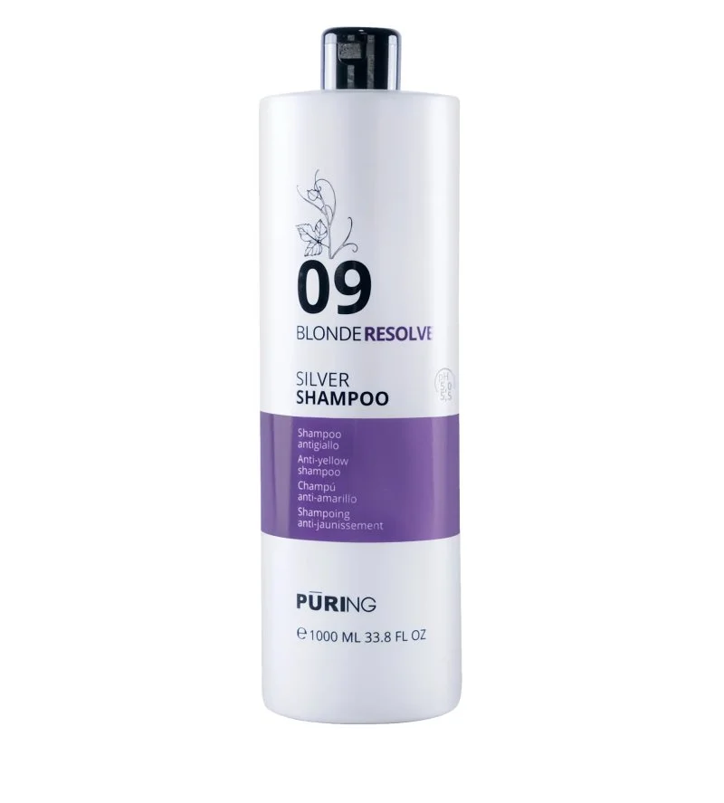09 BlondeResolve nevtralizacijski šampon za blond, sive in beljene lase 1000 ml