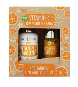 Purity Vision Bio Vitamin C posvetlitveni set booster 100 ml + serum