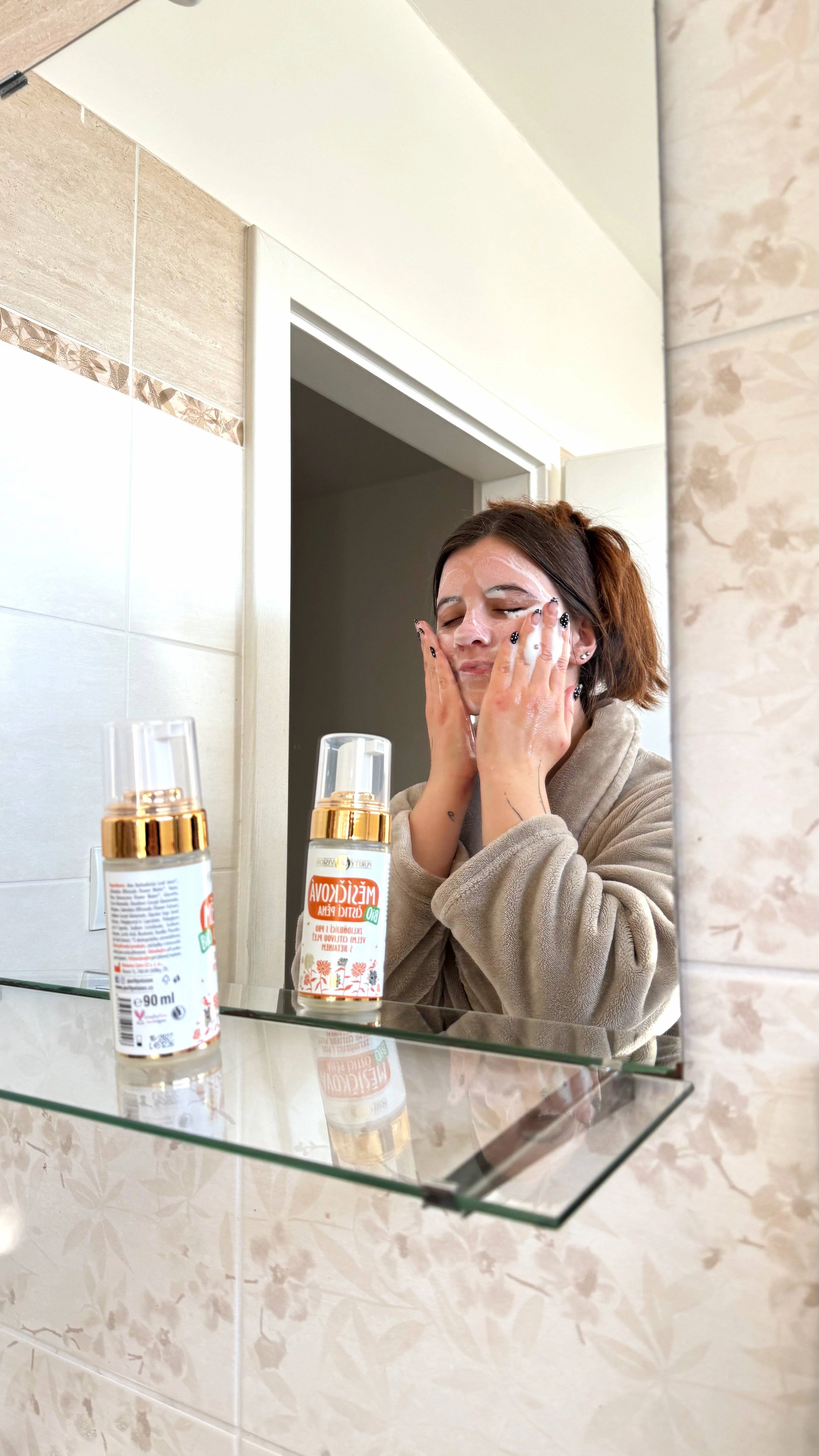 Purity Vision Ognjičeva čistilna pena (90 ml) - tudi za zelo občutljivo kožo