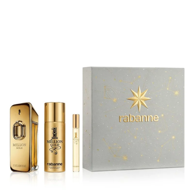 Million Gold Intense 100 ml + EDT MINI 1 Milion 10 ml + DEO v spreju parfumska voda za moške 150 ml