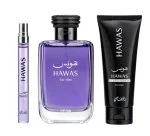 Hawas Men M 100 ml + EDP 10 ml + gel za prhanje parfumska voda 50 ml