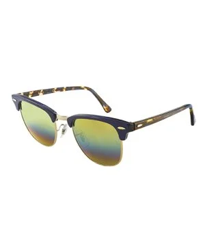 Ray-Ban RB3016F Clubmaster sončna očala 55x19x145 mm mavrična uniseks