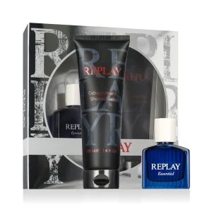 Replay Essential for Him toaletna voda za moške 30 ml + gel za prhanje