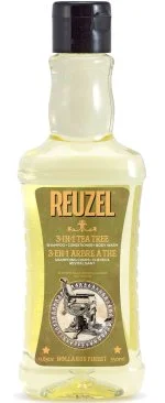 3-v-1 šampon-balzam-gel za prhanje z oljem čajevca za moške 350 ml
