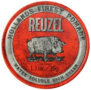 REUZEL Styling Red Pomade Water Soluble pomada za lase s srednjim utrjevanjem in visokim sijajem 35 g za moške