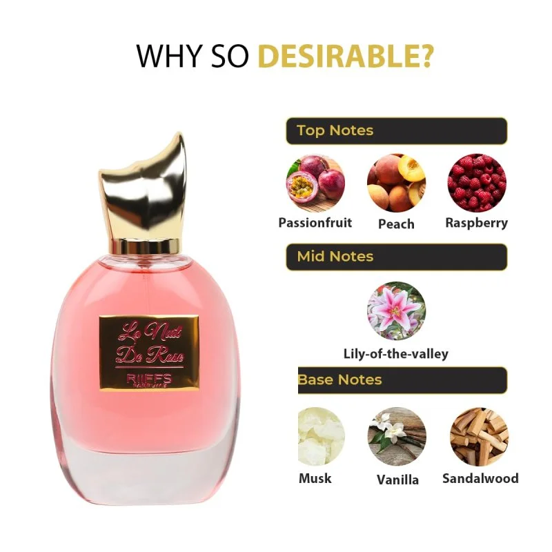 La Nuit De Rose parfumska voda za ženske 100 ml