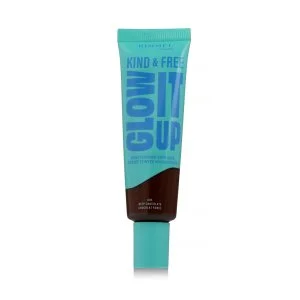 Rimmel Kind & Free Glow It Up vlažilna tonirana krema za obraz (605 Deep Chocolate)