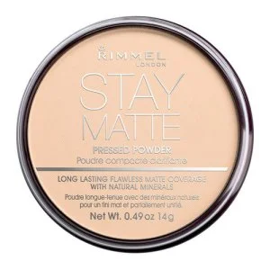 Rimmel Stay Matte stisnjeni puder 14 g - 005 Silky Beige