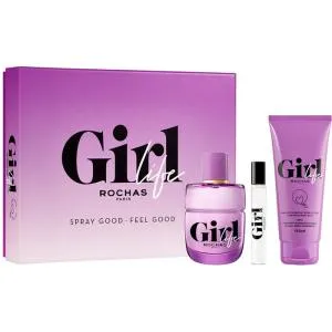 Rochas Girl Life EDP 75 ml + EDP MINI 7,5 ml + balzam za telo 100 ml W