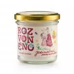 Rozvoněno Dišeča sveča - Unique Mom (130 ml) - z geranijo, pomarančo in pačulijem