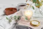 Rozvoněno Dišeča sveča - Mir v duši (130 ml) - s sivko in pačulijem
