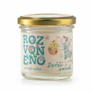 Dišeča sveča - Svež veter (130 ml) - z evkaliptusom in limono