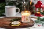 Rozvoněno Dišeča sveča - Božični čudež (130 ml) - z začimbami za medenjake