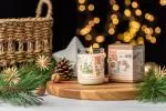 Rozvoněno Dišeča sveča - Dišeči advent (310 ml) - z mandljem, muškatnim oreščkom in vanilijo