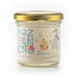 Rozvoněno Dišeča sveča - Zimsko razpoloženje (130 ml) - s pomarančo, klinčki in cimetom
