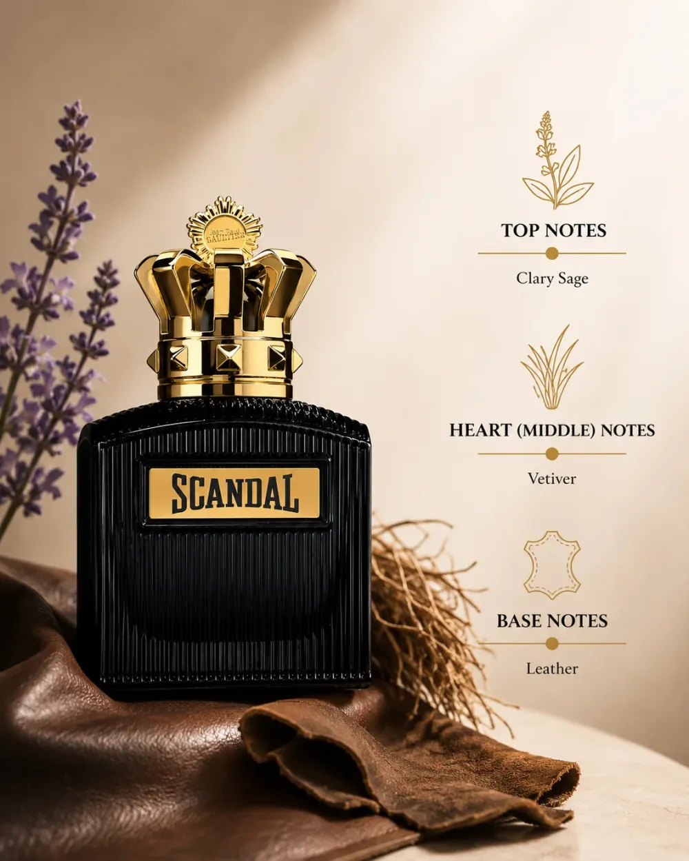 Scandal Pour Homme Intense Intense parfumska voda za moške 100 ml