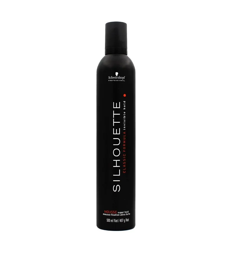 Silhouette Super Hold Foam pena za lase za volumen in vitalnost z močnim utrjevanjem 500 ml