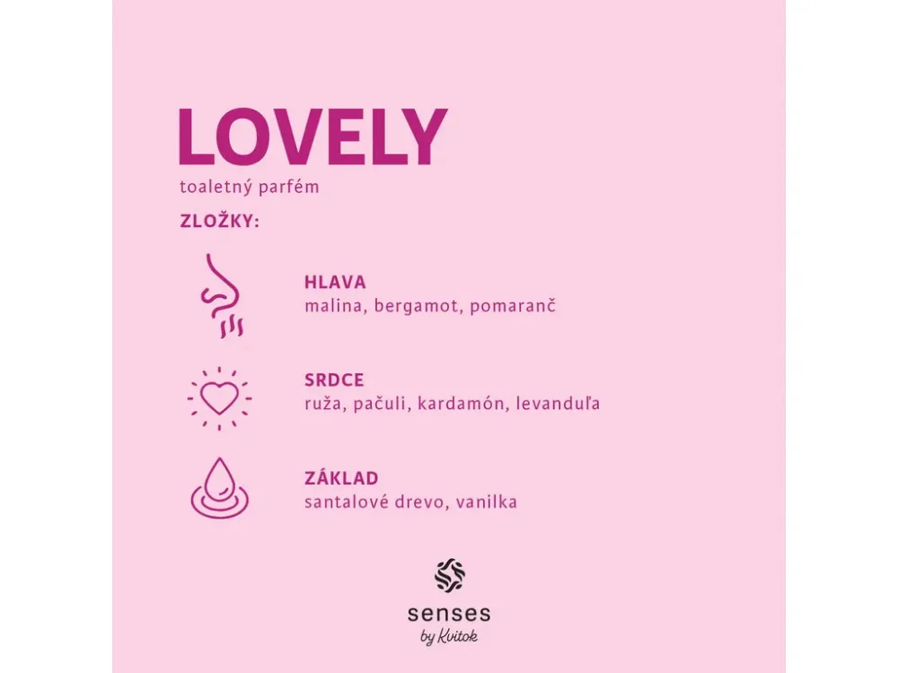 Kvitok SENSES toaletna voda (EdP) - Lovely 30ml