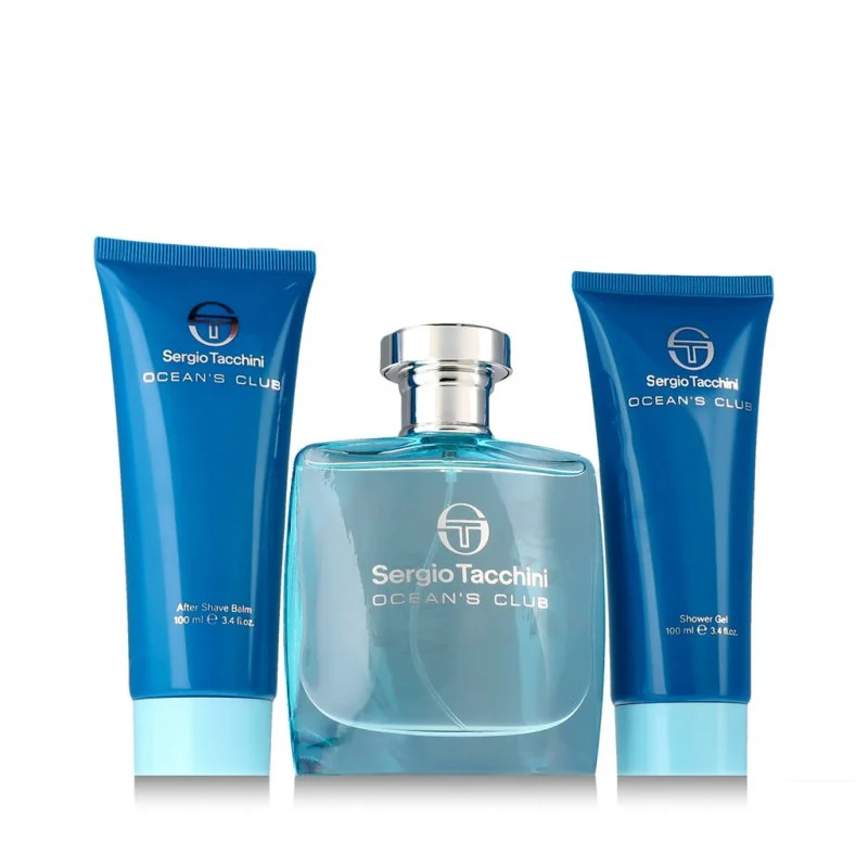 Ocean's Club toaletna voda za moške 100 ml + balzam po britju 100 ml + gel za prhanje
