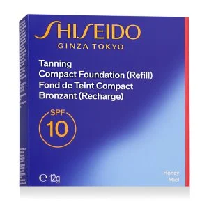 Shiseido Kompaktni puder za porjavitev SPF 10 polnilo (Honey) 12 g