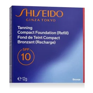 Shiseido Porjavitvena kompaktna podlaga SPF 10 nadomestno polnilo (Bronze) 12 g