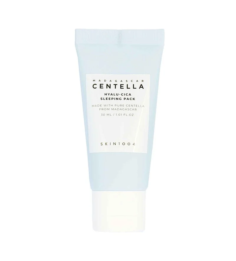 Madagascar Centella Hyalu-Cica Sleeping Pack izpopolnjevalna in vlažilna nočna maska za učvrstitev kože 30 ml