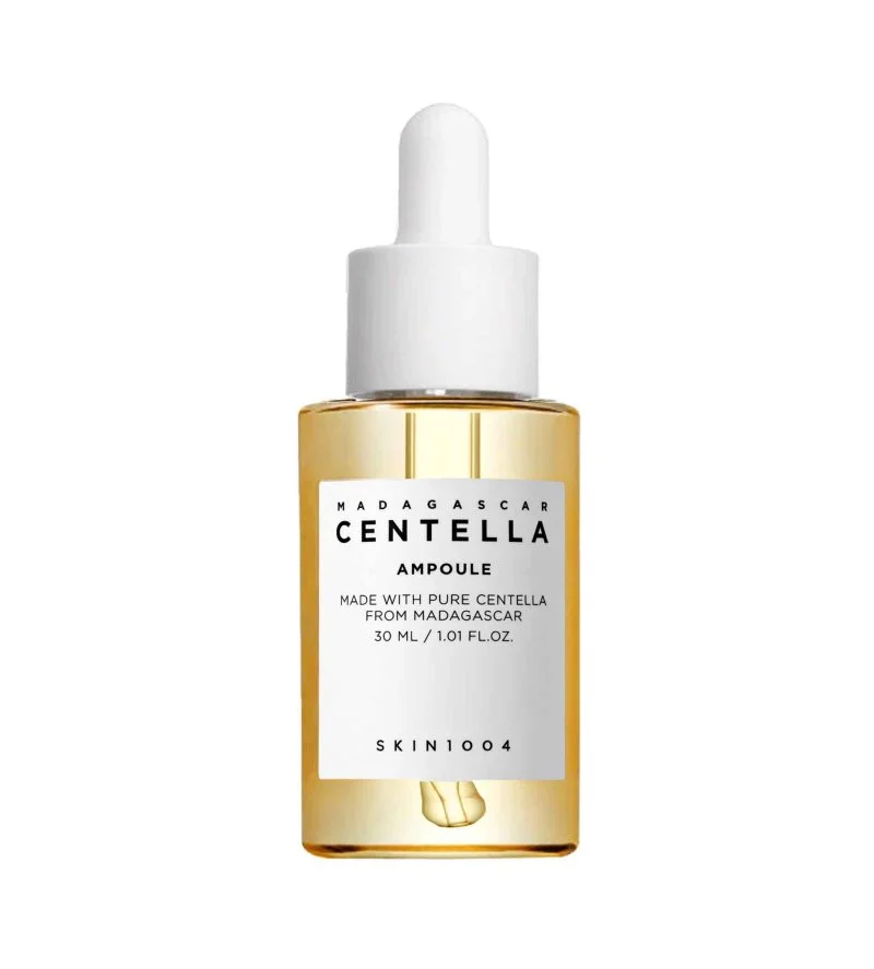 Madagascar Centella Ampoule vlažilni serum za pomirjanje in krepitev občutljive kože 30 ml