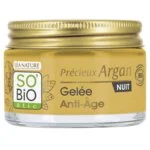 SO’BiO étic Anti-age Precieux Argan nočni BIO gel (50 ml) - obnavlja in gladi kožo