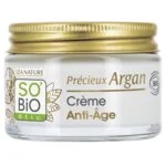 SO’BiO étic Anti-age Precieux Argan BIO dnevna krema (50 ml) - vlaži, učvrsti in posvetli polt