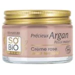 SO’BiO étic Anti-age Precieux Argan rožnata dnevna krema za učvrstitev GOLD BIO (50 ml) - učvrsti in posvetli polt