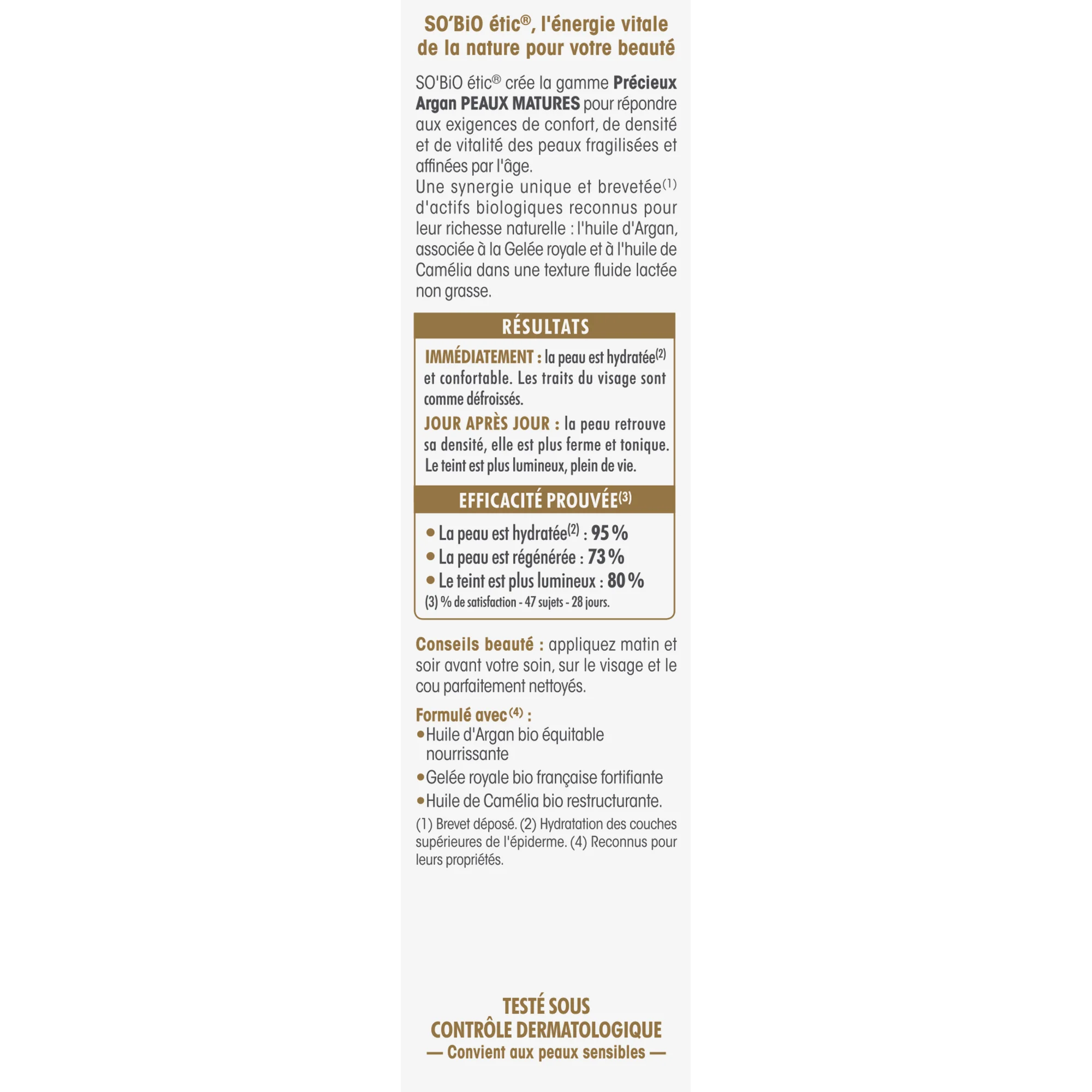 SO’BiO étic Anti-Age Precieux Argan vlažilni in regeneracijski serum GOLD BIO (30 ml) - s hialuronsko kislino