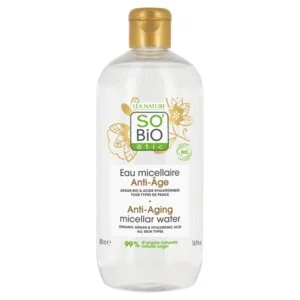 SO’BiO étic Anti-Age Precieux Argan Micelarna voda proti staranju s hialuronom BIO (500 ml) - s hialuronsko kislino