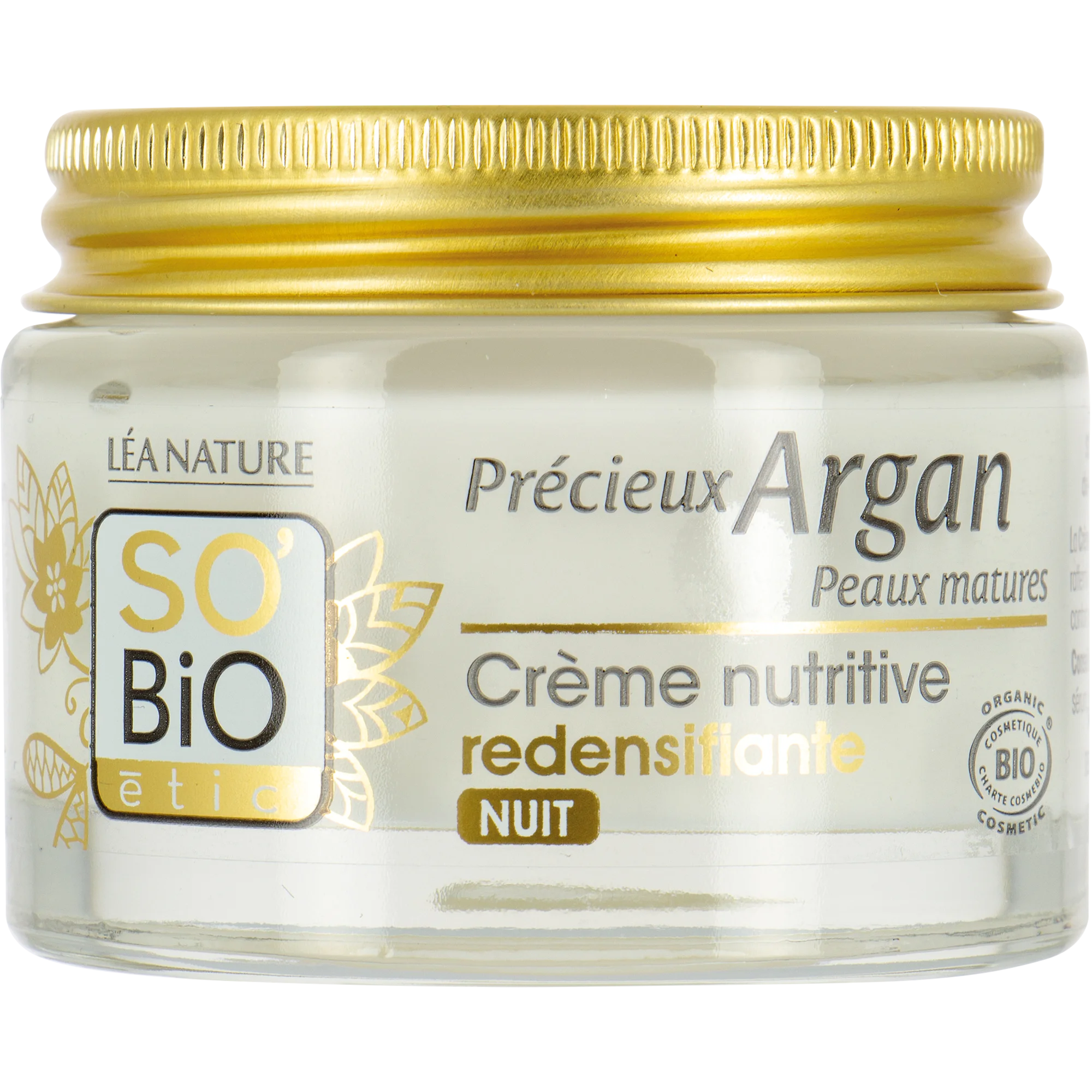 SO’BiO étic Anti-age Precieux Nočna hranilna in učvrstitvena krema GOLD BIO (50 ml) - idealna za zrelo kožo