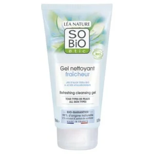 SO’BiO étic Vlažilni čistilni gel Aloe vera BIO (150 ml) - za vse tipe kože