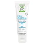 SO’BiO étic Bogato vlažilna dnevna krema z BIO aloe vero (50 ml) - s hialuronsko kislino